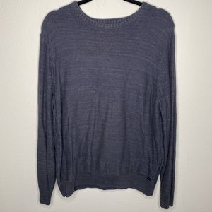 GREY RVCA CARDIGAN SWEATER